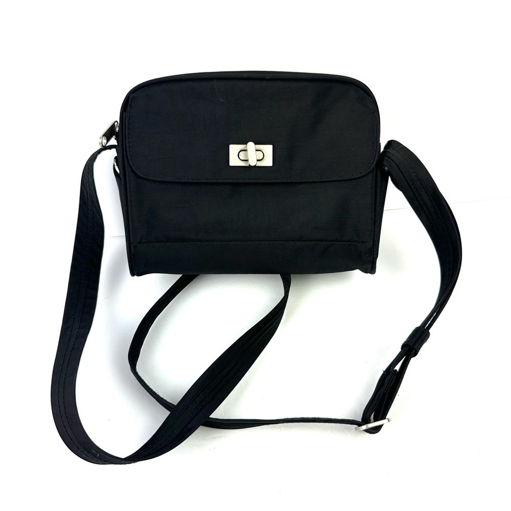 Magellan Vaultpro Crossbody Bag‎ Black Nylon Handbag Travel RFiD Unisex